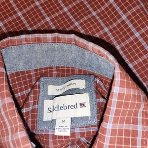Saddlebred Men's Rust Checkered Shirt
